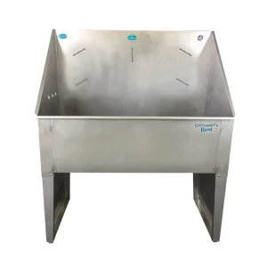 Groomer's Best Standard Tub, 24" x 48", Right Drain