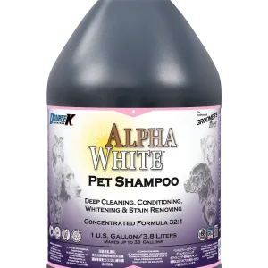 Groomer's Edge Alpha White Shampoo, 1 Gallon