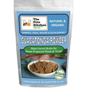 Guacatonga Powder - Diarrhea, Tissue, Wound & Ulcer Support* The Petz Kitchen Dog Cat