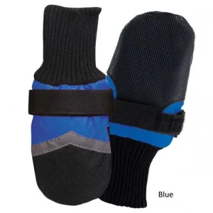 Guardian Gear Dog Boots - All-Weather Paw Protection, Blue & Orange