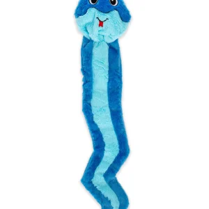GURU Hide-A-Tail Snake Plush Puzzle Dog Toy Blue Large