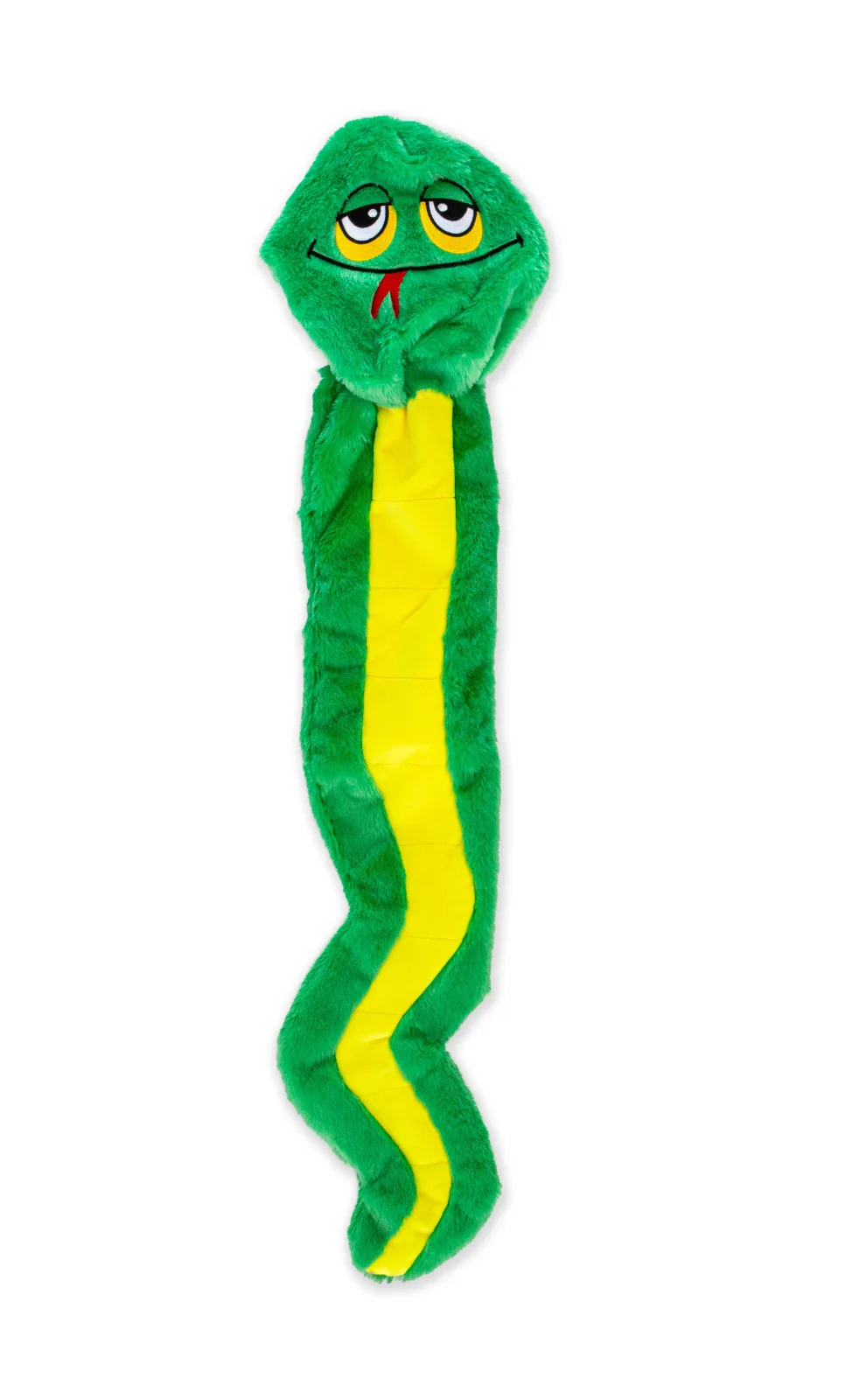 GURU Hide-A-Tail Snake Plush Puzzle Dog Toy Green Medium