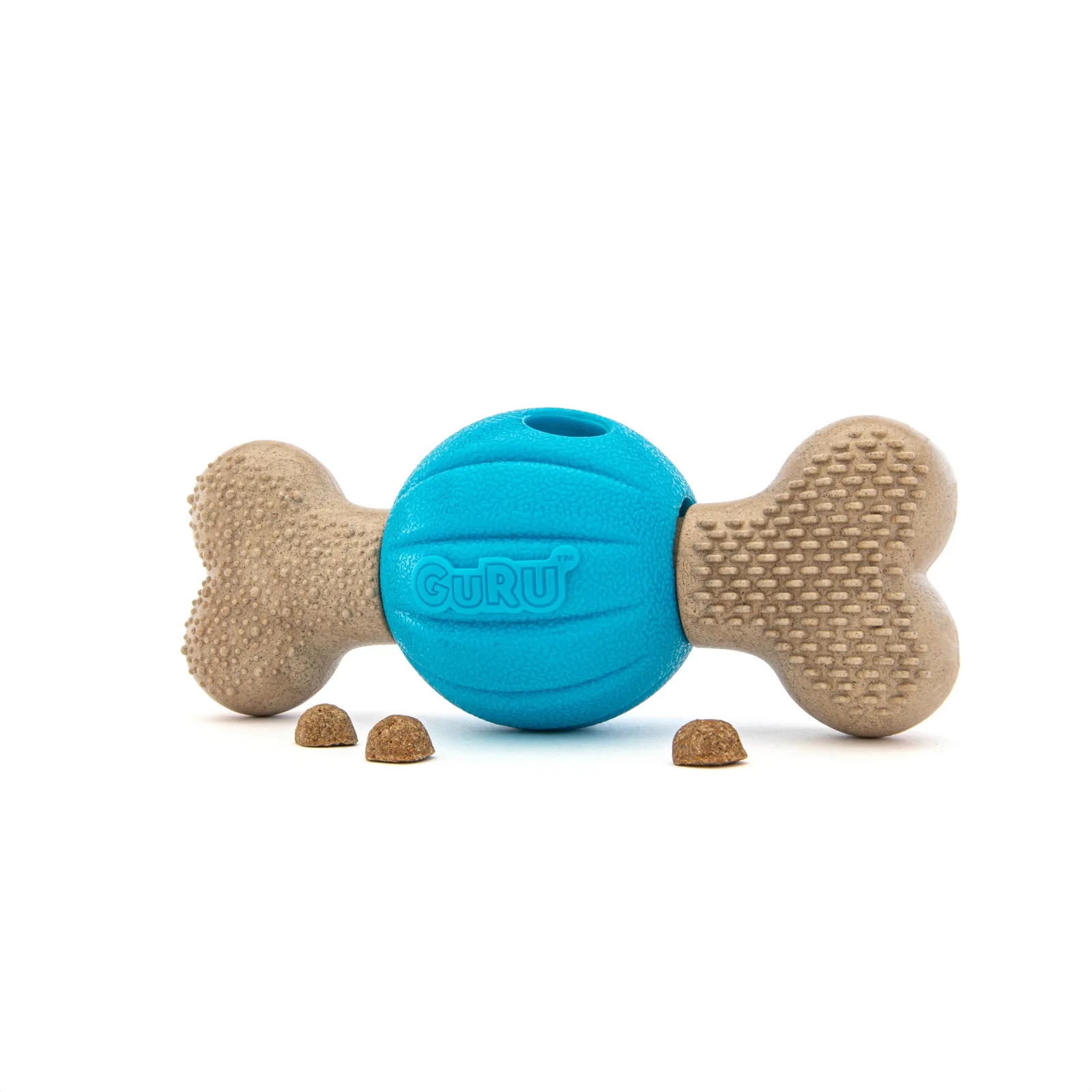 GURU Spin & Chew Bone Dog Toy Bacon Medium