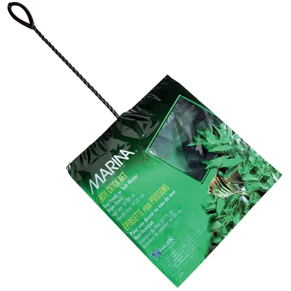Hagen Marina 4" Black Coarse Nylon Fish Net w/10" Handle