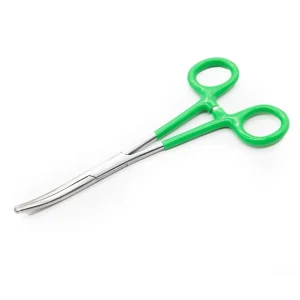 Hair Puller Curved with Coated Handle