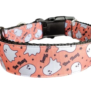 Halloween Boo Thang Nylon Dog Collar