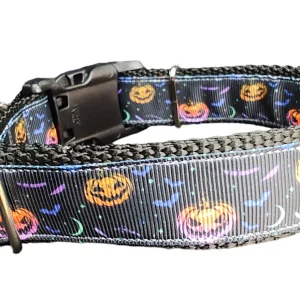 Halloween Fright Night Nylon Dog Collar