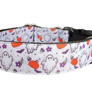 Halloween Ghost Nylon Dog Collar