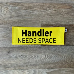 Handler Needs Space Leash Flag