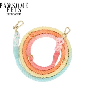 Hands-Free Dog Rope Dog Leash - Classic Rainbow