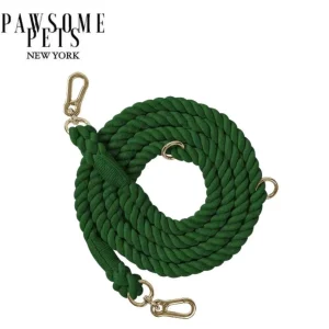 Hands-Free Dog Rope Dog Leash - Hunter Green