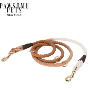 Hands-Free Dog Rope Dog Leash - Ombre Brown