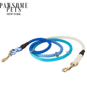 Hands-Free Dog Rope Dog Leash - Ombre Light Blue