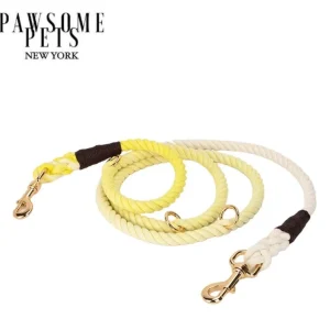 Hands-Free Dog Rope Dog Leash - Ombre Light Yellow