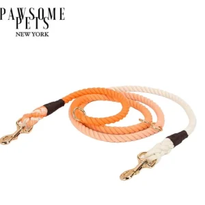 Hands-Free Dog Rope Dog Leash - Ombre Orange
