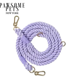 Hands-Free Dog Rope Dog Leash - Purple Love