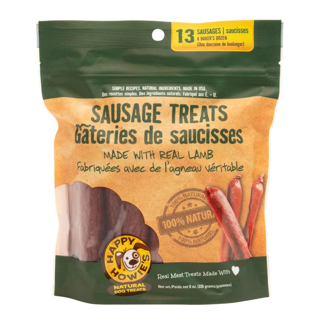 Happy Howie's Lamb Sausage Bakers Dozen 4in (8oz)