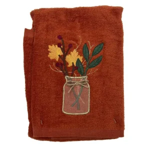 Harvest Embroidered Hand Towels