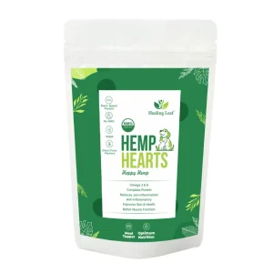 Healing Leaf Hemp Hearts for Dogs and Cats