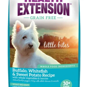 Health Extension All Life Stages Grain Free Little Bites Buffalo, Whitefish and Sweet Potato Dog Food
