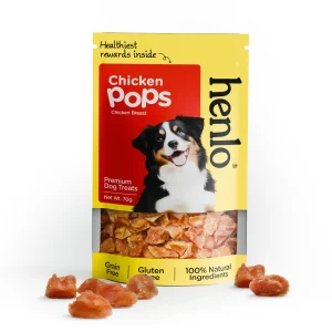 Henlo Chicken Pops Dog Treats I Guilt Free I High Protein (Limited Shelf Life)