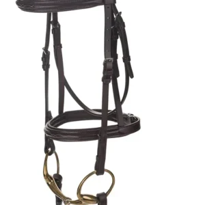 Henri de Rivel Advantage Mono-Crown Padded Bridle, Havana, Cob