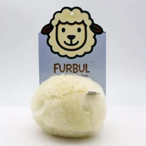 Herders Choice - Furbul Real Sheep Fur Cuddle Ball for Dogs and Cats