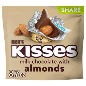 Hershey’s Kisses Milk Chocolate With Almonds 8.7 oz.
