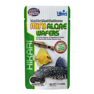 Hikari USA Algae Wafers Sinking Wafer Fish Food, 0.77 oz, Mini