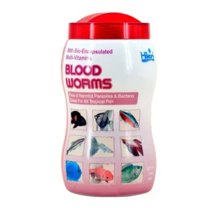Hikari USA BioPure Bloodworms Freeze-Dried Fish Food 1.58 oz