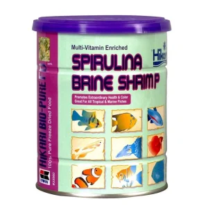 Hikari USA BioPure Spirulina Brine Shrimp Freeze-Dried Fish Food 1.76 oz