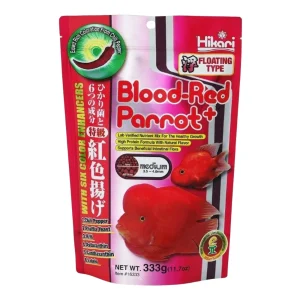 Hikari USA BloodRed Parrot Floating Fish Food, 11.7 oz, Medium