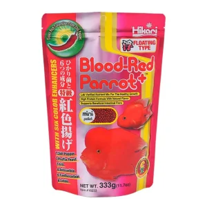 Hikari USA BloodRed Parrot Floating Fish Food, 11.7 oz, Mini