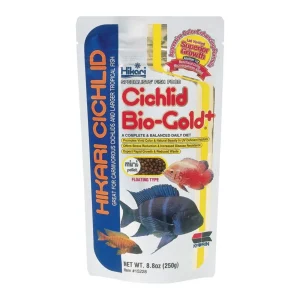 Hikari USA Cichlid BioGold Pellet Fish Food, 8.8 oz, Mini