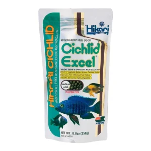 Hikari USA Cichlid Excel Pellets Fish Food 8.8 oz, Medium