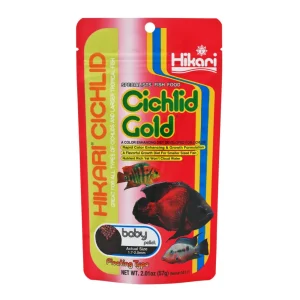 Hikari USA Cichlid Gold Baby Pellets Fish Food, 2 oz, Baby