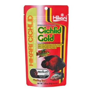 Hikari USA Cichlid Gold Pellets Fish Food, 2 oz, Medium