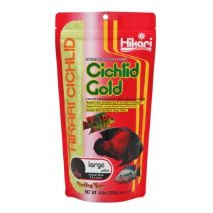 Hikari USA Cichlid Gold Pellets Fish Food, 8.8 oz, Large