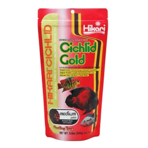 Hikari USA Cichlid Gold Pellets Fish Food, 8.8 oz, Medium