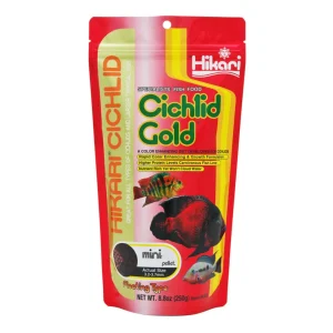 Hikari USA Cichlid Gold Pellets Fish Food, 8.8 oz, Mini