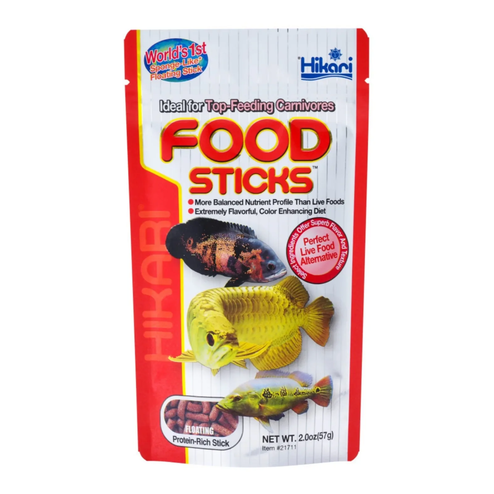 Hikari USA Food Sticks Floating Fish Food 2 oz
