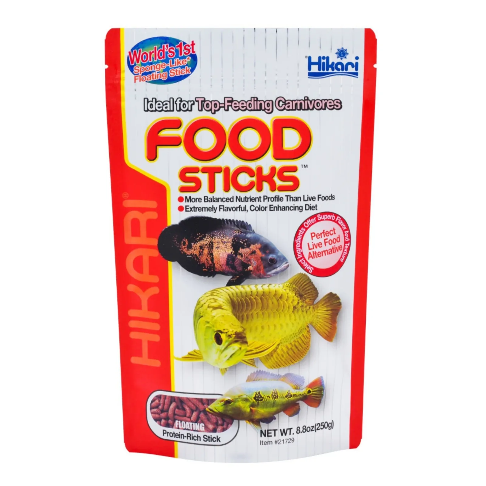 Hikari USA Food Sticks Floating Fish Food 8.8 oz