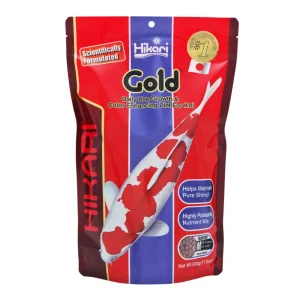 Hikari USA Gold Color Enhancing Pellet Fish Food for Koi and Pond Fishes, 17.6 oz, Medium