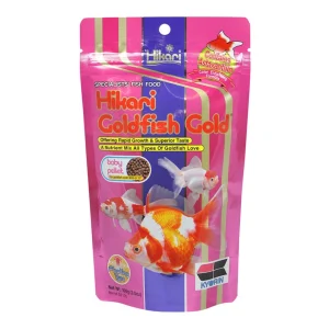 Hikari USA Goldfish Gold Pellets Fish Food 3.5 oz, Baby