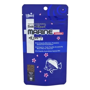 Hikari USA SakiHikari Marine Carnivore Pellets Fish Food 1.41 oz, Medium