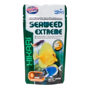 Hikari USA Seaweed Extreme Pellets Fish Food 1.58 oz, Small