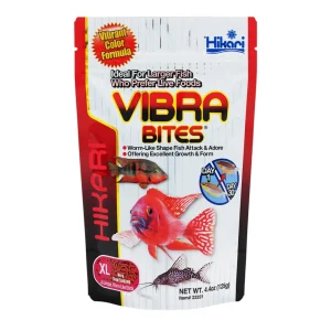 Hikari USA Vibra Bites Tropical Fish Food, 4.4 oz, X-Large