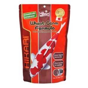 Hikari USA WheatGerm Floating Pellet Fish Food for Koi, Goldfish and Other Pond Fishes, 17.6 oz, Mini