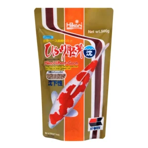 Hikari USA WheatGerm Sinking Pellet Fish Food for Koi, Goldfish and Other Pond Fishes 17.6 oz, Medium