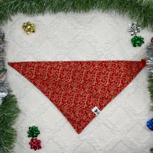 Holiday Golden Filagree Bandana